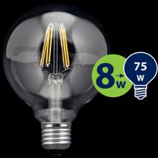 LEDURO LED FILAMENT GLOBE E27 6,5W 2700K CLEAR
